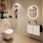 Mondiaz Toiletmeubel Ture Dlux | 60 cm | Meubelkleur Talc | Eden wastafel Glace Midden | 1 kraangat - Thumbnail 3
