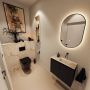 Mondiaz Toiletmeubel Ture Dlux | 60 cm | Meubelkleur Urban | Eden wastafel Frappe Rechts | Zonder kraangat - Thumbnail 2