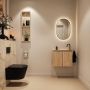 Mondiaz Toiletmeubel Ture Dlux | 60 cm | Meubelkleur Washed Oak | Eden wastafel Frappe Rechts | 1 kraangat - Thumbnail 4