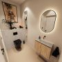 Mondiaz Toiletmeubel Ture Dlux | 60 cm | Meubelkleur Washed Oak | Eden wastafel Opalo Midden | Zonder kraangat - Thumbnail 2
