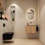 Mondiaz Toiletmeubel Ture Dlux | 60 cm | Meubelkleur Washed Oak | Eden wastafel Opalo Midden | Zonder kraangat - Thumbnail 4