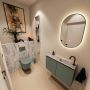 Mondiaz Toiletmeubel Ture Dlux | 80 cm | Meubelkleur Army | Eden wastafel Glace Rechts | 1 kraangat - Thumbnail 2