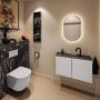 Mondiaz Toiletmeubel Ture Dlux | 80 cm | Meubelkleur Cale | Eden wastafel Lava Midden | 1 kraangat - Thumbnail 3