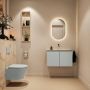 Mondiaz Toiletmeubel Ture Dlux | 80 cm | Meubelkleur Greey | Eden wastafel Frappe Midden | Zonder kraangat - Thumbnail 4