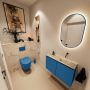 Mondiaz Toiletmeubel Ture Dlux | 80 cm | Meubelkleur Jeans | Eden wastafel Frappe Rechts | Zonder kraangat - Thumbnail 2