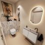 Mondiaz Toiletmeubel Ture Dlux | 80 cm | Meubelkleur Linen | Eden wastafel Glace Rechts | 1 kraangat - Thumbnail 2