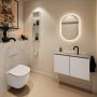 Mondiaz Toiletmeubel Ture Dlux | 80 cm | Meubelkleur Linen | Eden wastafel Opalo Midden | 1 kraangat - Thumbnail 3