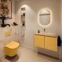 Mondiaz Toiletmeubel Ture Dlux | 80 cm | Meubelkleur Ocher | Eden wastafel Frappe Midden | Zonder kraangat - Thumbnail 3