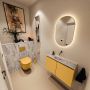 Mondiaz Toiletmeubel Ture Dlux | 80 cm | Meubelkleur Ocher | Eden wastafel Glace Midden | Zonder kraangat - Thumbnail 2