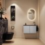 Mondiaz Toiletmeubel Ture Dlux | 80 cm | Meubelkleur Plata | Eden wastafel Lava Rechts | 1 kraangat - Thumbnail 4