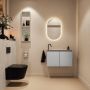 Mondiaz Toiletmeubel Ture Dlux | 80 cm | Meubelkleur Plata | Eden wastafel Opalo Links | 1 kraangat - Thumbnail 4