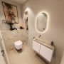 Mondiaz Toiletmeubel Ture Dlux | 80 cm | Meubelkleur Rosee | Eden wastafel Frappe Links | Zonder kraangat - Thumbnail 2
