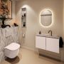 Mondiaz Toiletmeubel Ture Dlux | 80 cm | Meubelkleur Rosee | Eden wastafel Glace Midden | 1 kraangat - Thumbnail 3
