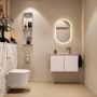 Mondiaz Toiletmeubel Ture Dlux | 80 cm | Meubelkleur Rosee | Eden wastafel Glace Midden | 1 kraangat - Thumbnail 4