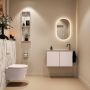 Mondiaz Toiletmeubel Ture Dlux | 80 cm | Meubelkleur Rosee | Eden wastafel Glace Rechts | 1 kraangat - Thumbnail 4
