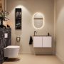 Mondiaz Toiletmeubel Ture Dlux | 80 cm | Meubelkleur Rosee | Eden wastafel Lava Links | 1 kraangat - Thumbnail 4