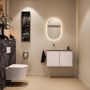 Mondiaz Toiletmeubel Ture Dlux | 80 cm | Meubelkleur Rosee | Eden wastafel Lava Links | Zonder kraangat - Thumbnail 4