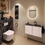 Mondiaz Toiletmeubel Ture Dlux | 80 cm | Meubelkleur Rosee | Eden wastafel Lava Midden | 1 kraangat - Thumbnail 3