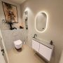 Mondiaz Toiletmeubel Ture Dlux | 80 cm | Meubelkleur Rosee | Eden wastafel Opalo Links | 1 kraangat - Thumbnail 2