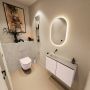 Mondiaz Toiletmeubel Ture Dlux | 80 cm | Meubelkleur Rosee | Eden wastafel Opalo Links | Zonder kraangat - Thumbnail 2
