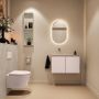 Mondiaz Toiletmeubel Ture Dlux | 80 cm | Meubelkleur Rosee | Eden wastafel Opalo Links | Zonder kraangat - Thumbnail 4