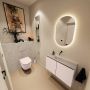 Mondiaz Toiletmeubel Ture Dlux | 80 cm | Meubelkleur Rosee | Eden wastafel Opalo Midden | Zonder kraangat - Thumbnail 2