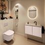 Mondiaz Toiletmeubel Ture Dlux | 80 cm | Meubelkleur Rosee | Eden wastafel Ostra Midden | 1 kraangat - Thumbnail 3