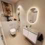 Mondiaz Toiletmeubel Ture Dlux | 80 cm | Meubelkleur Rosee | Eden wastafel Ostra Midden | Zonder kraangat - Thumbnail 2