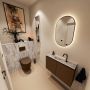 Mondiaz Toiletmeubel Ture Dlux | 80 cm | Meubelkleur Rust | Eden wastafel Glace Midden | 1 kraangat - Thumbnail 2