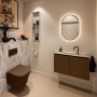 Mondiaz Toiletmeubel Ture Dlux | 80 cm | Meubelkleur Rust | Eden wastafel Glace Midden | 1 kraangat - Thumbnail 3