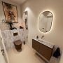 Mondiaz Toiletmeubel Ture Dlux | 80 cm | Meubelkleur Rust | Eden wastafel Glace Midden | Zonder kraangat - Thumbnail 2