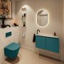 Mondiaz Toiletmeubel Ture Dlux | 80 cm | Meubelkleur Smag | Eden wastafel Ostra Links | 1 kraangat - Thumbnail 3