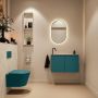 Mondiaz Toiletmeubel Ture Dlux | 80 cm | Meubelkleur Smag | Eden wastafel Ostra Links | 1 kraangat - Thumbnail 4