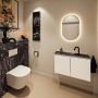 Mondiaz Toiletmeubel Ture Dlux | 80 cm | Meubelkleur Talc | Eden wastafel Lava Midden | 1 kraangat - Thumbnail 3