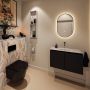 Mondiaz Toiletmeubel Ture Dlux | 80 cm | Meubelkleur Urban | Eden wastafel Glace Midden | Zonder kraangat - Thumbnail 3
