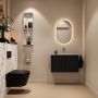 Mondiaz Toiletmeubel Ture Dlux | 80 cm | Meubelkleur Urban | Eden wastafel Glace Midden | Zonder kraangat - Thumbnail 4