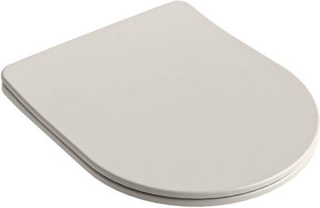 Mondiaz Toiletzitting Lavie | Sofclose met quick-release | Duroplast | Linen (beige)