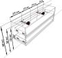 Mondiaz VICA Badkamermeubelset 150cm 2 lades wasbak Cloud dubbel 0 kraangaten solid surface washed oak PC75341263 - Thumbnail 4
