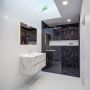 Mondiaz VICA Badkamermeubelset 100cm 2 lades wasbak Cloud midden 1 kraangat solid surface carrara marmer PC75341587 - Thumbnail 3