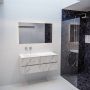 Mondiaz VICA Badkamermeubelset 120cm 4 lades wasbak Cloud links 0 kraangaten solid surface carrara marmer PC75341613 - Thumbnail 4