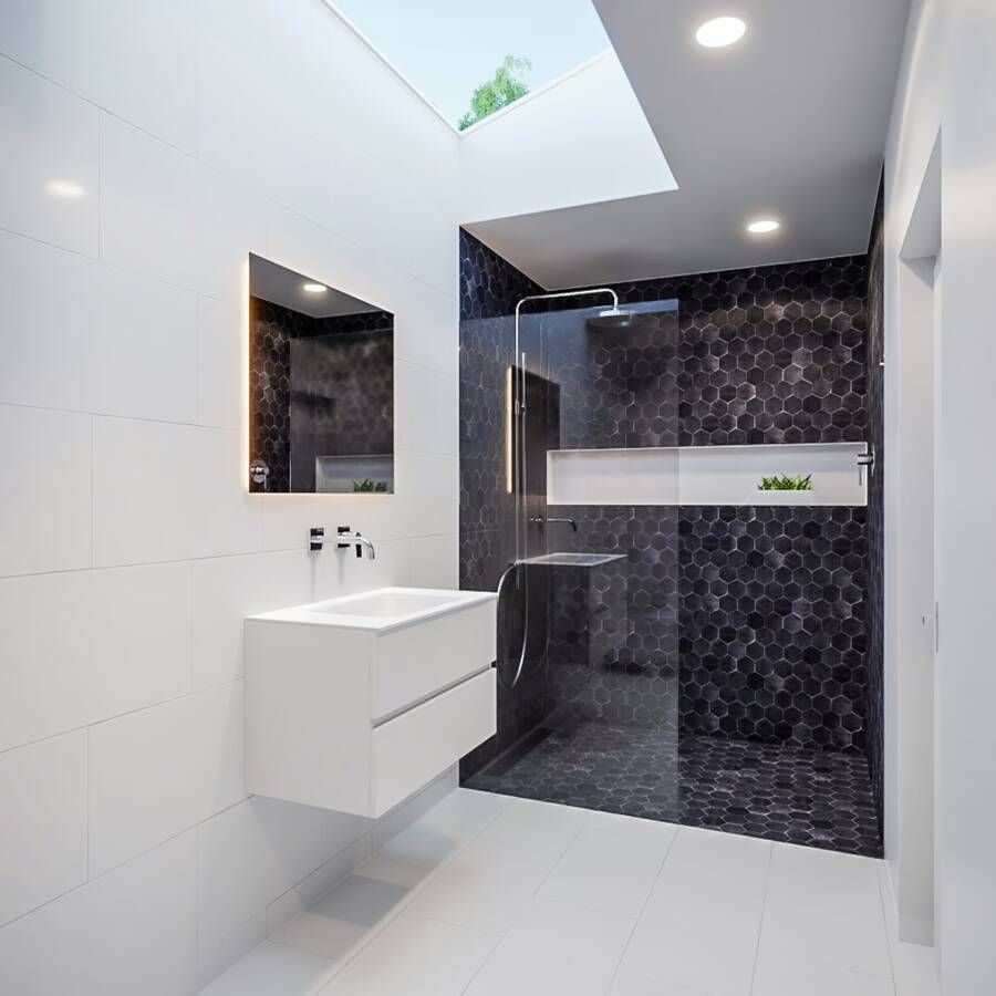 Mondiaz Vica Cloud badmeubel wit mat 80 cm 2 lades solid surface enkele spoelbak midden zonder kraangat