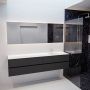 Mondiaz VICA Badkamermeubelset 200cm 4 lades wasbak Moon rechts 1 kraangat solid surface darkgrey PC75341646 - Thumbnail 3