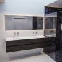 Mondiaz VICA Badkamermeubelset 200cm 4 lades wasbak Moon dubbel 0 kraangaten solid surface dark brown PC75341662 - Thumbnail 3