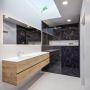 Mondiaz VICA Badkamermeubelset 200cm 4 lades wasbak Moon links 1 kraangat solid surface washed oak PC75341669 - Thumbnail 3