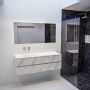 Mondiaz VICA Badkamermeubelset 150cm 4 lades wasbak Moon links 0 kraangaten solid surface carrara marmer PC75341619 - Thumbnail 3