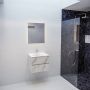 Mondiaz VICA Badkamermeubelset 60cm 2 lades wasbak Moon midden 1 kraangat solid surface carrara marmer PC75341549 - Thumbnail 4