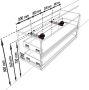 Mondiaz VICA Badkamermeubelset 120cm 2 lades wasbak Moon dubbel 0 kraangaten solid surface talc PC75341023 - Thumbnail 4