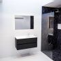 Mondiaz VICA Badkamermeubelset 100cm 2 lades wasbak Moon rechts 1 kraangat solid surface urban PC75341474 - Thumbnail 4