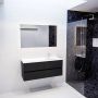 Mondiaz VICA Badkamermeubelset 120cm 4 lades wasbak Moon rechts 1 kraangat solid surface urban PC75341528 - Thumbnail 4