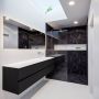 Mondiaz VICA Badkamermeubelset 200cm 4 lades wasbak Moon rechts 0 kraangaten solid surface urban PC75341697 - Thumbnail 3